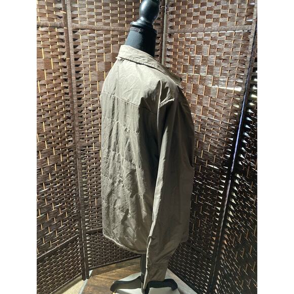 The North Face Men's MEDIUM Nylon/Flannel Lined Button Front Jacket Pre-Owned - Picture 2 of 11